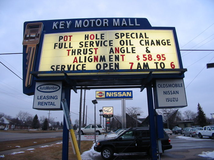 Universal City Theatre - Old Marquee (newer photo)